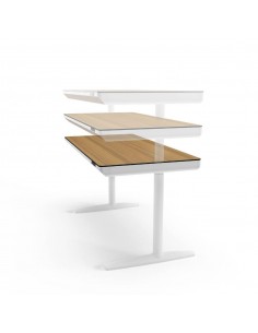 Mesa secretária elevável WING DUAL MOTOR 140 x 70,... 2