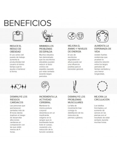 Mesa secretária elevável FLAP 140 x 70, branco...