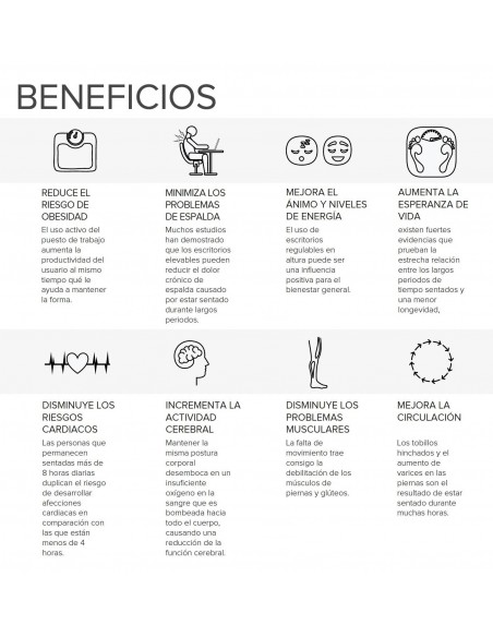 Mesa secretária elevável FLAP 140 x 70, branco minimalista.