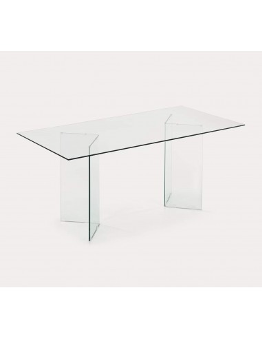 Mesa comedor Burano 200 x 120, cristal...