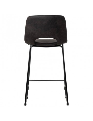 Taburete ALFIE 65 cm, tejido gris oscuro patas...