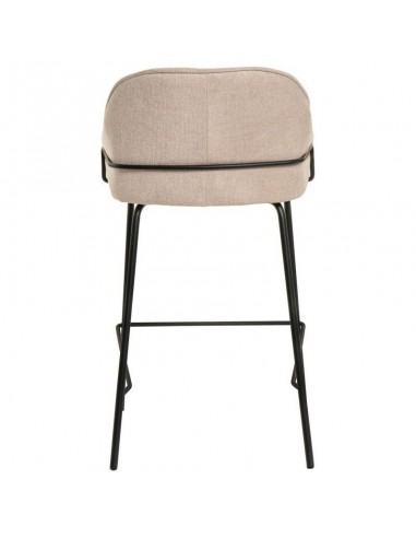 Banco bajo ARNY de 66 cm. Estofado em beige e...