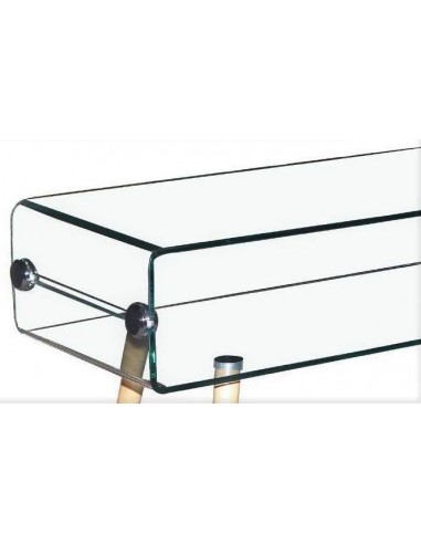 Console de vidro nomenclatura zoológica. 120x40, madeira faia