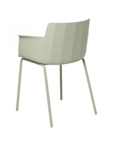 Silla con brazos DOLLY en polipropileno menta y...
