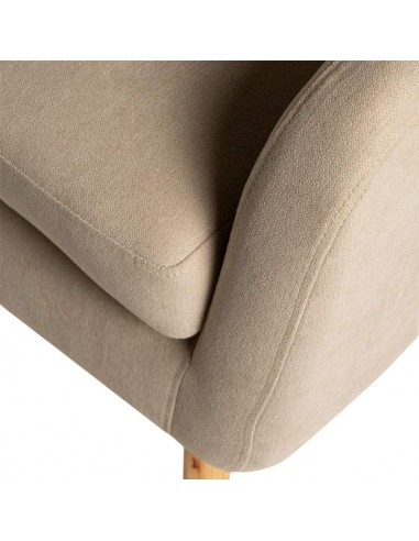 BUTACA DE DISEÑO NORDICO LISBOA, tela, madera