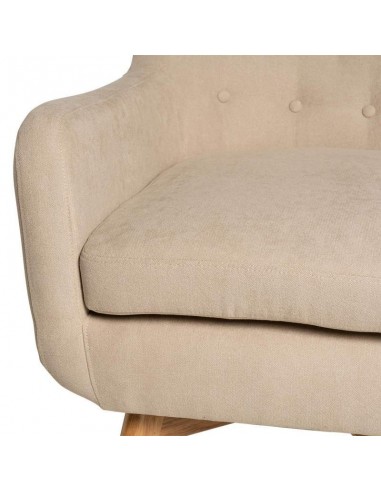 BUTACA DE DISEÑO NORDICO LISBOA, tela, madera