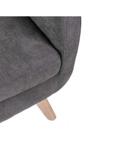 BUTACA DE DISEÑO NORDICO LISBOA, tela, madera