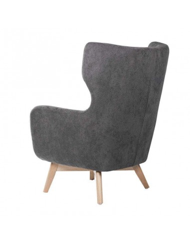 POLTRONA DE DESIGN NORDICO LISBOA, tecido, madeira