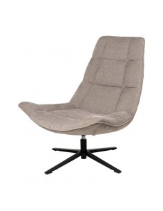 Butaca giratoria 360º PARMA, asiento amplio en tejido...