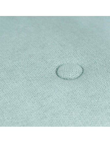 Apoio de pés DUBLIN estofado em menta com pés...