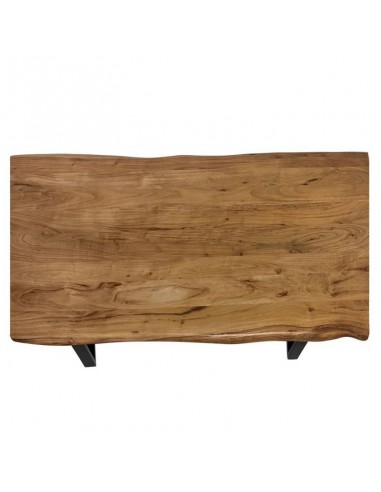 Mesa de jantar LABAN 140 x 90, tampo madeira de...