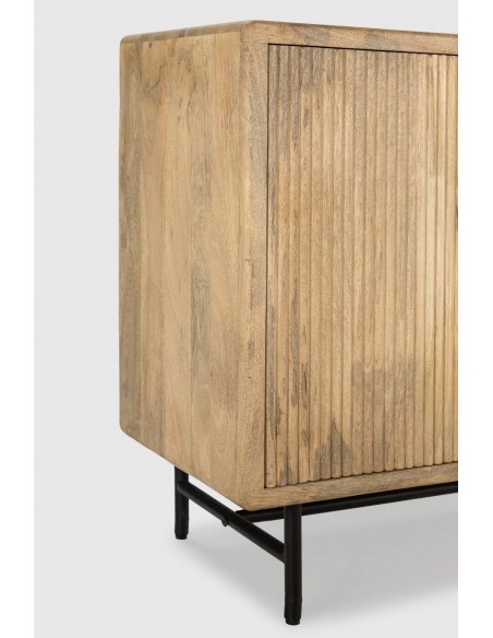 APARADOR étnico MUNDRA 190 x 40, MADERA de MANGO y METAL.