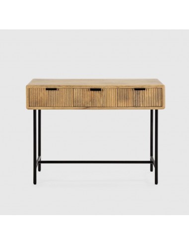 CONSOLA étnica MUNDRA 100 x 38, MADERA de MANGO...