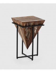 MESA DE RINCON AVATAR 56 x 36. MADERA y METAL.