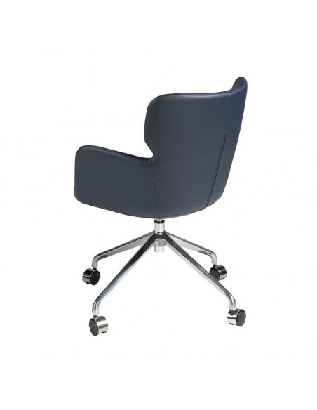 Ángel Cerdá sillón de oficina giratoria GREF. Piel sintética azul