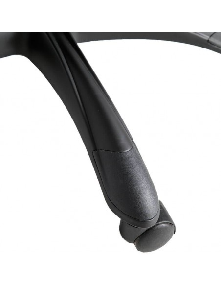 Cadeira de escritório Angel cerdá 4074, giratória, malha preta com braços.