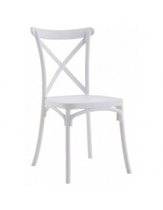 Silla exterior CRUCIS, apilable, tratamiento anti UV,... 2