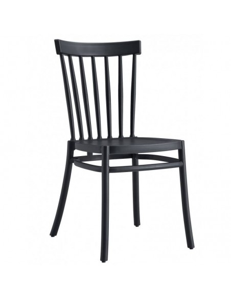 Silla exterior DAMIR, apilable, tratamiento anti UV, polipropileno