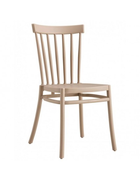 Silla exterior DAMIR, apilable, tratamiento anti UV, polipropileno