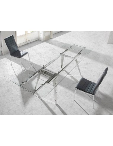 Ángel Cerdá 1005. Mesa extensível de vidro...