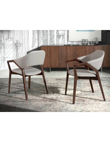 Ángel Cedá 4068. Cadeira KHEOPS com braços,...