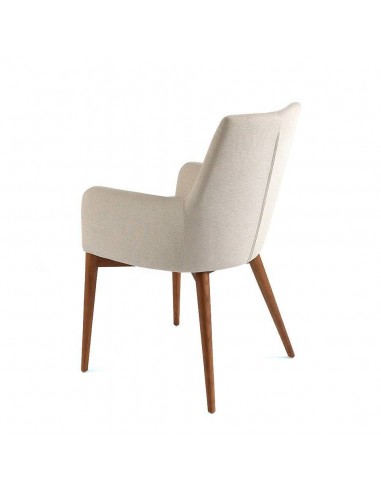 Ángel Cerdá 4048. Silla NURU, tela beige y base...