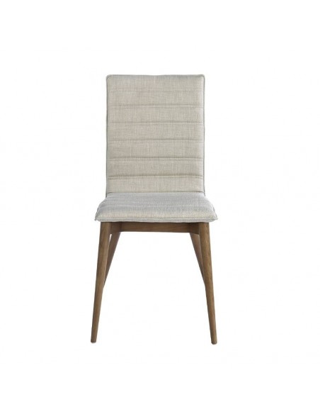 Ángel Cerdá 4031. Silla ODE, tela y madera color Nogal.