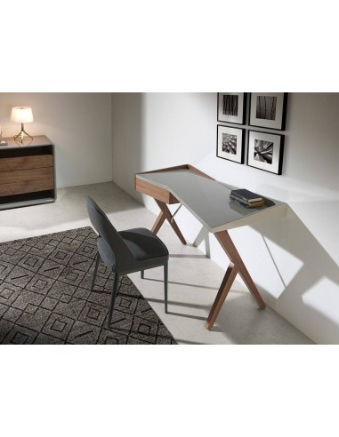 Ángel Cerdá 4023. Cadeira KEOPS, tecido cinza...