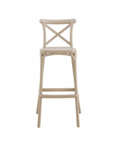 Taburete exterior CROSS 75, apilable,...