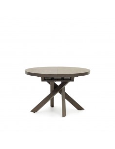 Mesa extensible redonda Vashti 120 (160) x 120,...