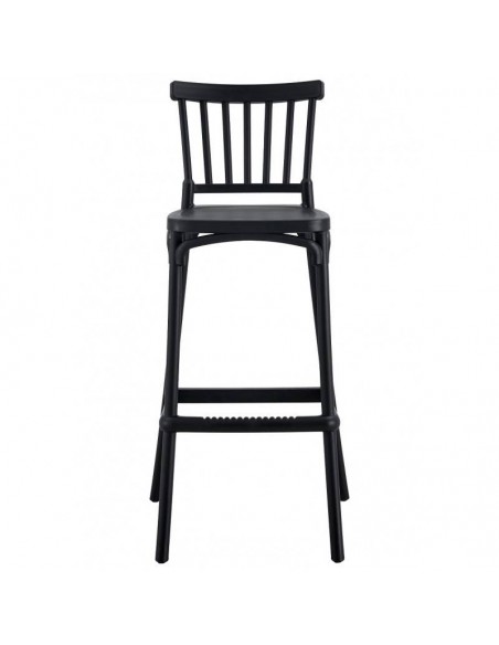 Taburete nórdico exterior DANESE 75, polipropileno antracita