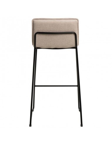 Taburete de diseño ABOT 75, metal y asiento...