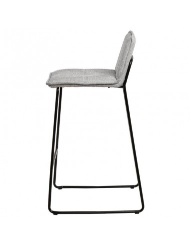 Taburete de diseño ABOT 75, metal y asiento...