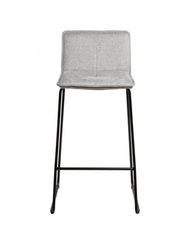 Banqueta design ABOT 75, metal e assento em...