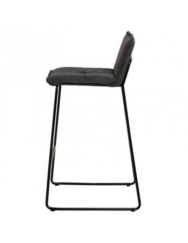 Taburete de diseño ABOT 75, metal y asiento...