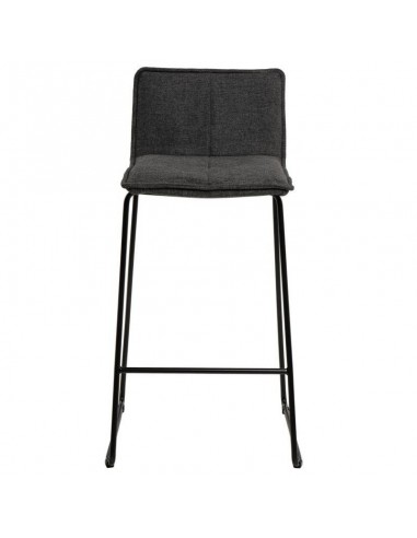 Taburete de diseño ABOT 75, metal y asiento...