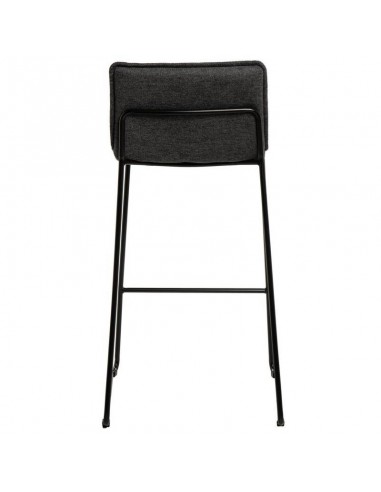 Banqueta de design ABOT 75, metal e assento...