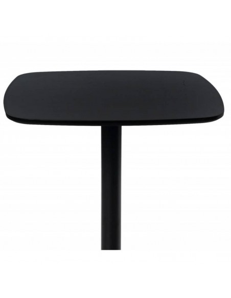 Mesa de cozinha quadrada MICAL 60 x 60, lacada preta