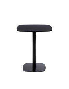 Mesa de cocina cuadrada MICAL 60 x 60, lacada negro