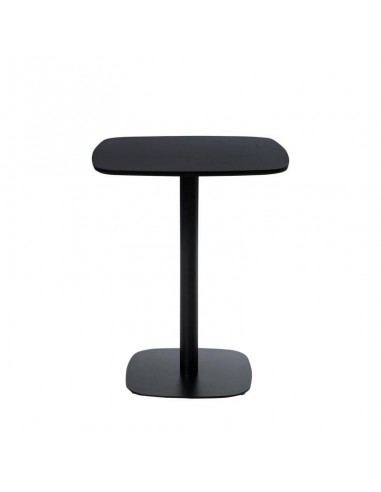 Mesa de cocina cuadrada MICAL 60 x 60, lacada negro