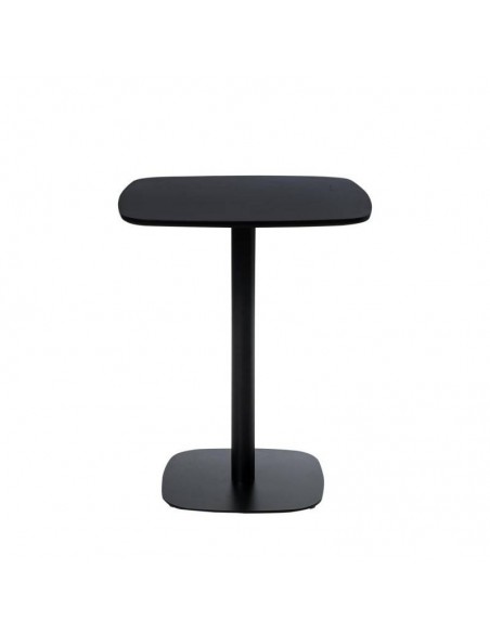 Mesa de cocina cuadrada MICAL 60 x 60, lacada negro