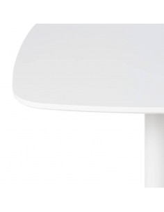 Mesa de cozinha quadrada MICAL 60 x 60, lacada branco 2