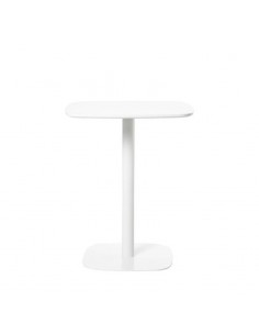 Mesa de cozinha quadrada MICAL 60 x 60, lacada branco