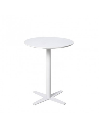 Mesa de cozinha redonda KALAMI 60, lacada branco