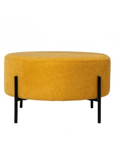 Puff redondo CAMILO 60, tapizado en tela...