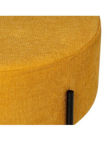 Puff redondo CAMILO 60, estofado em tecido...