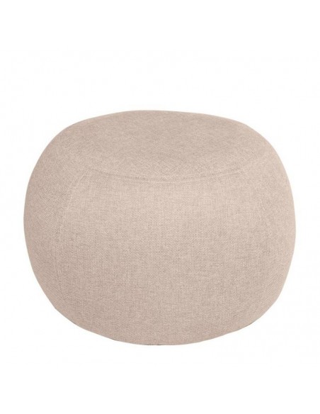 Puff oval JASON 50 tela beige
