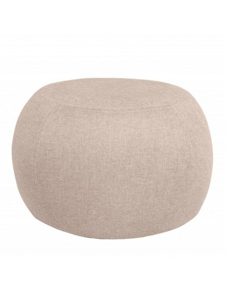 Puff oval JASON 50 tela beige