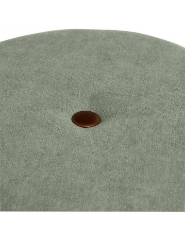 Puff redondo KENNY 44, tecido menta com alça e...
