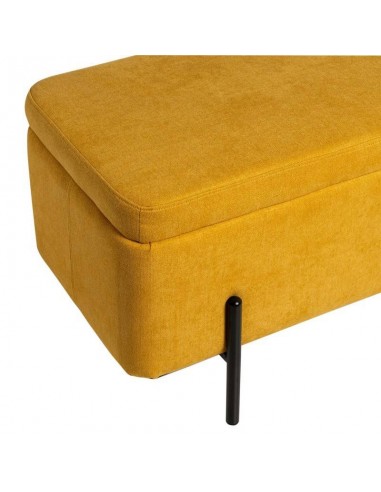 Banqueta con almacenaje VIENA 120 x 41, tela...